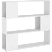 vidaXL Boekenkast/kamerscherm 100x24x94 cm wit