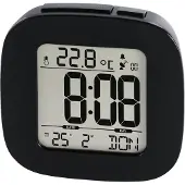 Hama 00186373 Wekker Zendergestuurd Zwart Alarmtijden 1