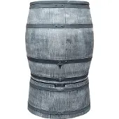 Roto Regentonset Roto 240 liter + voet - Grijs