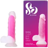 So Divine - Glorious Real Skin Feel Dildo - Roze