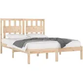 vidaXL Bedframe massief grenenhout 120x200 cm
