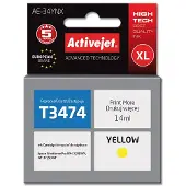 ActiveJet Inktcartridge - - AE-34YNX - Geel - Hoge opbrengst (XL) - Compatibel met HP, Epson, Canon
