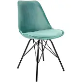 Kick Collection VELVET - Kuipstoel - Zachte velours - Mintgroen