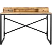 Benoa Anchorage 2 Drawer Desk 120 cm (Naturel, 120x55x90cm)