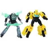 Transformers Earthspark Cyber Combiner Bumblebee & Mo Malto - Actiefiguur