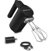 KitchenAid Go Draadloze Handmixer 5KHMR762BM