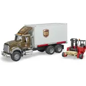 BRUDER 2828 Mack Granite UPS met vorkheftruck