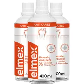 Elmex 3x Elmex Mondspoeling Anti-cariës 400 Ml