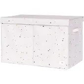 3 Sprouts Opbergbox m. Deksel - 63x38x39 cm - Terrazzo/Licht eik - - OneSize - Opbergers