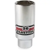 PARD 1/2'' Zeskants vlakke dop lang