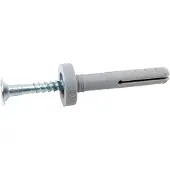 4Tecx Hoekankerplug 8x45mm met nagel - 100 stuks