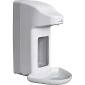 Mediqo-Line Zeep- & desinfectiemiddeldispenser automatisch kunststof 1000 ml + opvangschaal