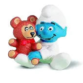Schleich baby smurf met beer 20205