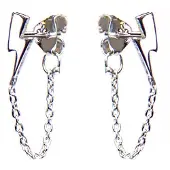 Karma Oorbellen Chain Lightning Zilver
