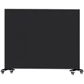 Ivol Mobiele scheidingswand - Akoestisch paneel/whiteboard - 160x120 cm - Z