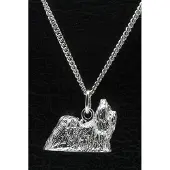 MOOYE ® - Collectie Zilveren Maltezer ketting hanger - groot