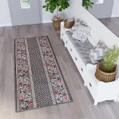 Tapiso Dream Tapijt Loper Grijs Gangloper Woonkamer Maat- 70x1250
