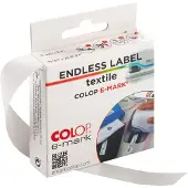 Colop e-mark doorlopende label textiel 15 mm x 8 m