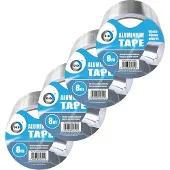 Did - aluminiumtape - reparatietape - zilver - 4 stuks - 8 meter