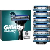 Gillette Mach3 Razor Blades 6 St