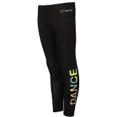 Papillon sportlegging zwart/multi Sportbroek Meisjes Katoen Tekst - maat 128