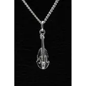 MOOYE ® - Collectie Zilveren Contrabas ketting hanger