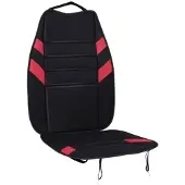 Dunlop Autostoelhoes - Stoelhoes Auto - Autostoel Beschermer - Auto Zitkussen met Schuimvulling - 104x45 cm - Rood