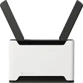 Mikrotik S53UG+5HaxD2HaxD-TC&FG621-EA draadloze router Gigabit Ethernet Dual-band (2.4 GHz / 5 GHz) 4G Zwart, Grijs