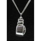 MOOYE ® - Collectie Zilveren Bokshandschoen groot ketting hanger