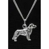 MOOYE ® - Collectie Zilveren Mastin de los pinieos ketting hanger - groot