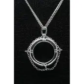 MOOYE ® - Collectie Zilveren Reddingsboei ketting hanger