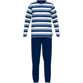 Ceceba Melbourne Heren Pyjama - ronde hals - Blauw