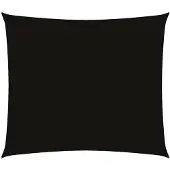 vidaXL Zonnescherm rechthoekig 2,5x3 m oxford stof zwart