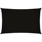 vidaXL Zonnescherm rechthoekig 2x5 m oxford stof zwart