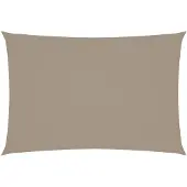 vidaXL Zonnescherm rechthoekig 2,5x4,5 m oxford stof taupe