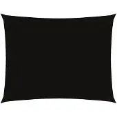 vidaXL Zonnescherm rechthoekig 4x5 m oxford stof zwart