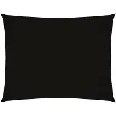 vidaXL Zonnescherm rechthoekig 2,5x4 m oxford stof zwart
