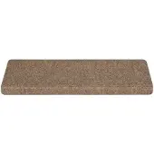 vidaXL Trapmatten zelfklevend 15 stuks 65x21x4 cm beige rechthoekige rand
