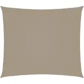 vidaXL Zonnescherm rechthoekig 2,5x3 m oxford stof taupe