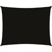 vidaXL Zonnescherm rechthoekig 2x3,5 m oxford stof zwart
