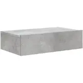 vidaXL Tv-meubel met LED-verlichting 60x35x15,5 cm betongrijs