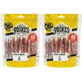 Voskes 2x Hondensnack Rawhide Sticks Eend 400 Gr