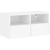 vidaXL Tv-wandmeubel 60x30x30 cm bewerkt hout wit