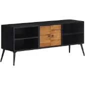 vidaXL Tv-meubel 112x31x45 cm massief gerecycled teakhout
