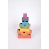 TickiT Regenboog architect blokken - vierkant