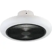 Eglo Kostrena LED Plafondventilator met Verlichting Zwart/Wit