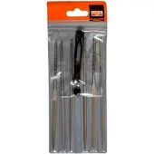 Bahco Set Naaldvijlen Gladde Snede Zonder Handvat 160 Mm 6 Eenheden