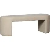 Woood Jacob Bankje - Chenille - Naturel - 46x130x46