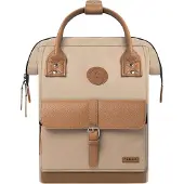 Cabaia Rugzak Adventurer Hiker Kuala Lumpur Cream X Camel Leather Small