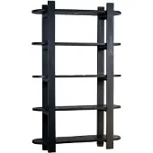 Giga Meubel Wandkast Luuk Zwart 160cm
